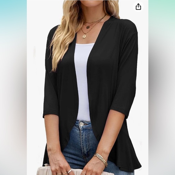 Black lightweight cardigan - Picture 5 of 5